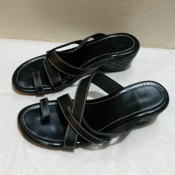 Crisscross Wedge Sandals - More Pics - Picture 3 of 8